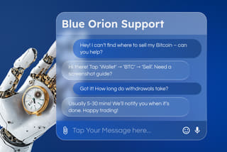Customer support and assistance services for cryptocurrency at Delwick Gainstead